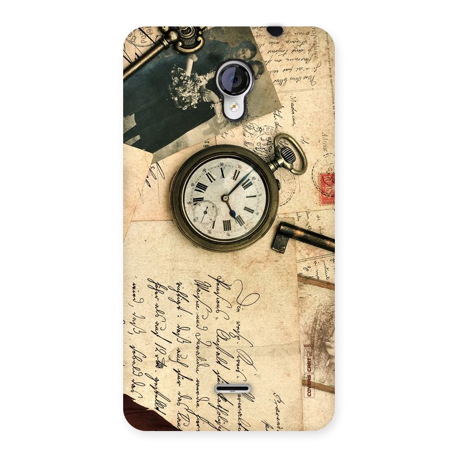 Vintage Key And Compass Back Case for Micromax Unite 2 A106