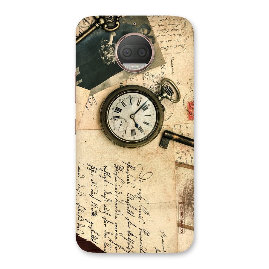 Vintage Key And Compass Back Case for Moto G5s Plus