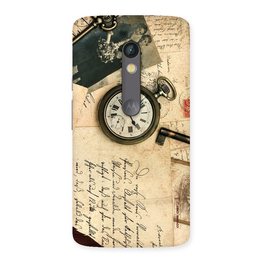 Vintage Key And Compass Back Case for Moto X Play