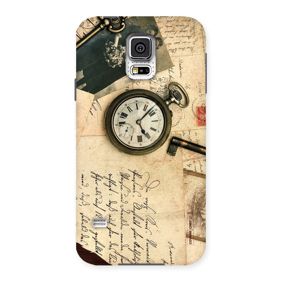 Vintage Key And Compass Back Case for Samsung Galaxy S5