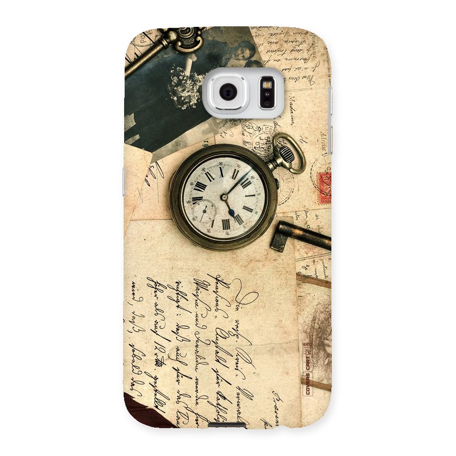 Vintage Key And Compass Back Case for Samsung Galaxy S6