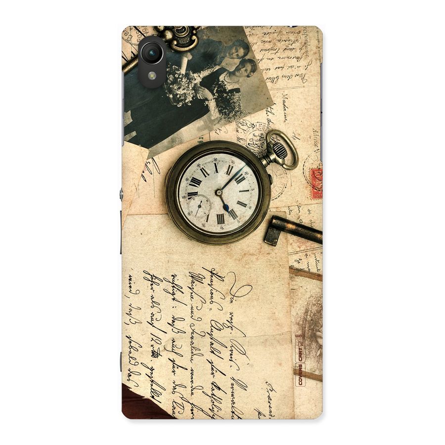 Vintage Key And Compass Back Case for Sony Xperia Z1