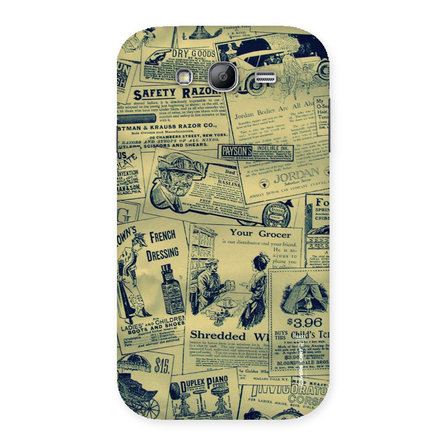 Vintage Newspaper Cutouts Back Case for Galaxy Grand Neo