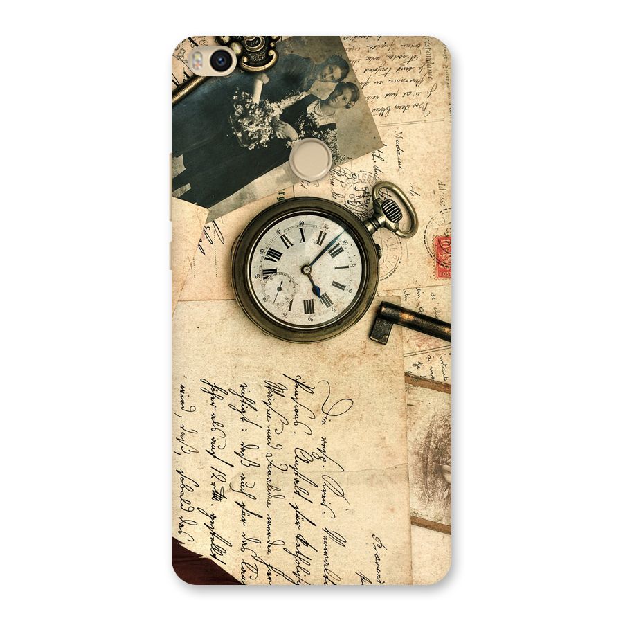 Vintage Post Cards Back Case for Mi Max 2