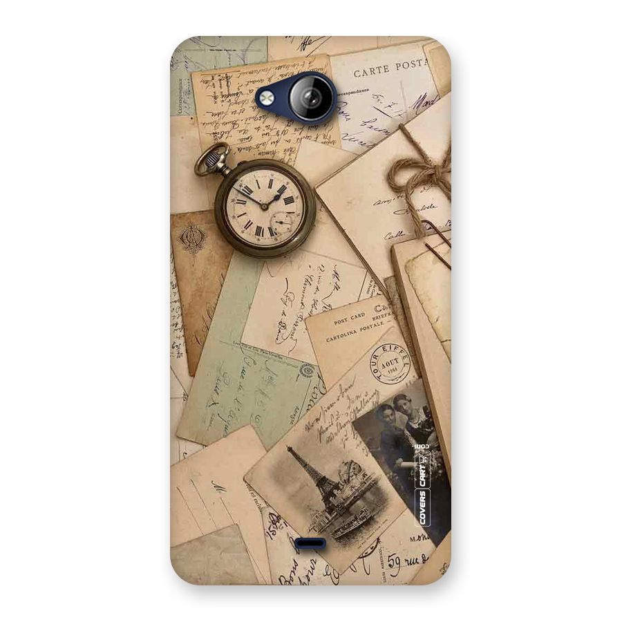 Vintage Postcards Back Case for Canvas Play Q355