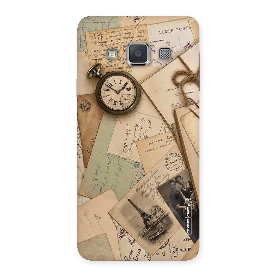 Vintage Postcards Back Case for Galaxy A3