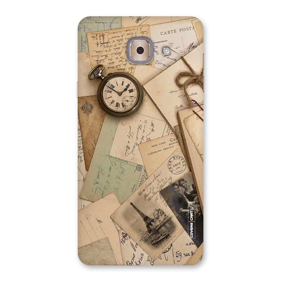 Vintage Postcards Back Case for Galaxy J7 Max