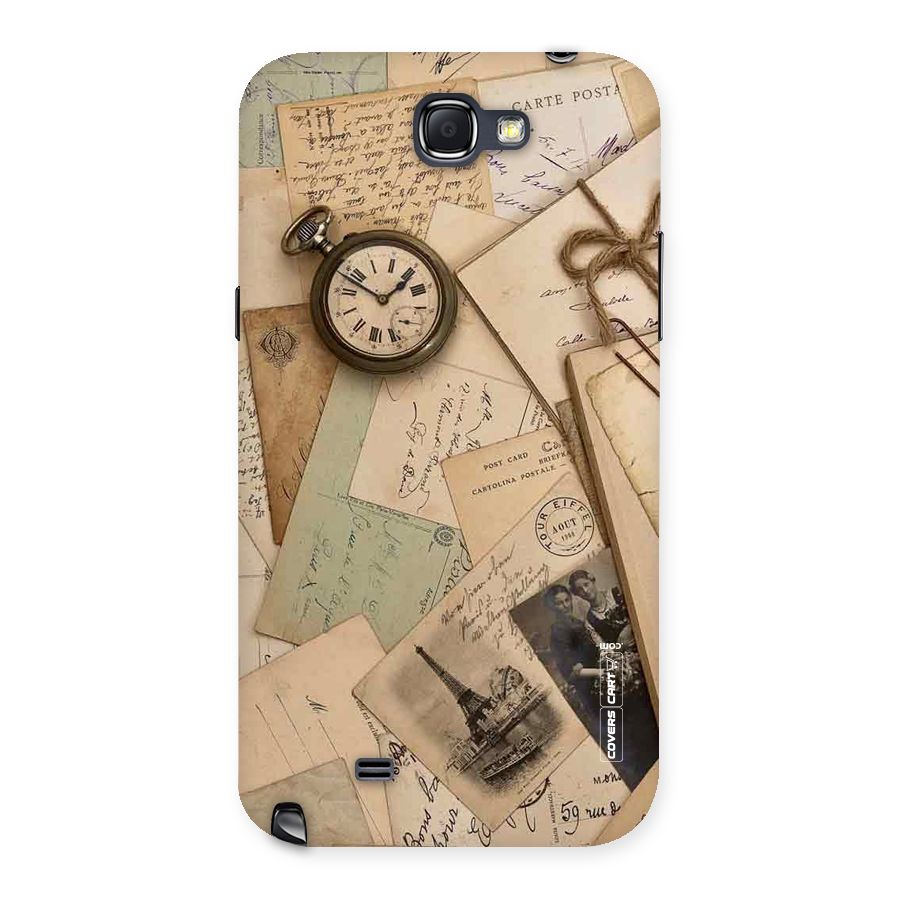 Vintage Postcards Back Case for Galaxy Note 2