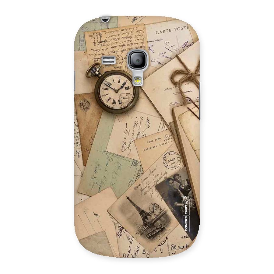 Vintage Postcards Back Case for Galaxy S3 Mini