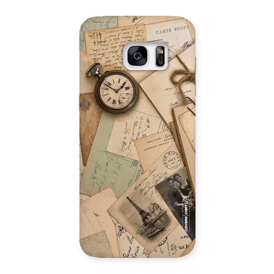 Vintage Postcards Back Case for Galaxy S7 Edge