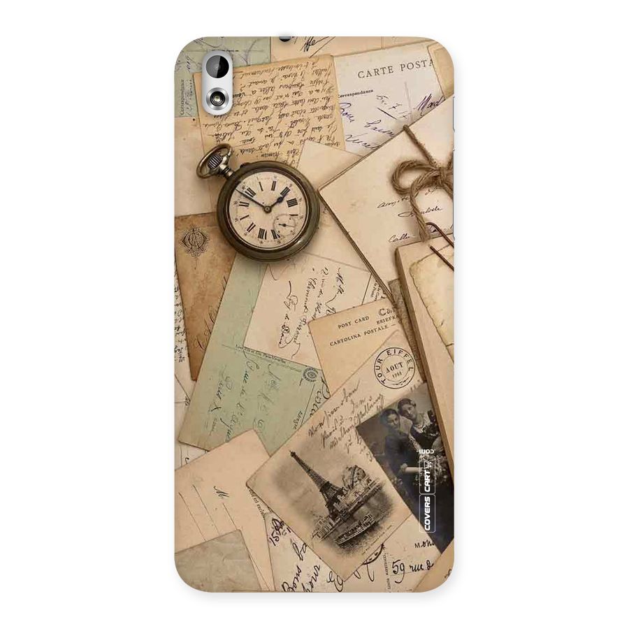 Vintage Postcards Back Case for HTC Desire 816g