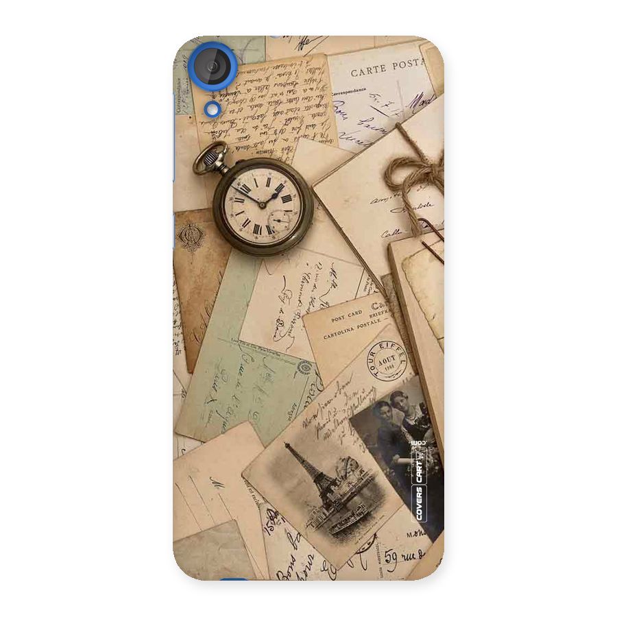 Vintage Postcards Back Case for HTC Desire 820