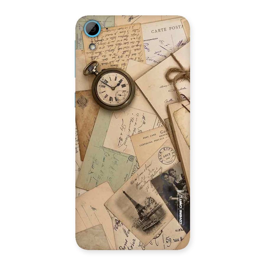 Vintage Postcards Back Case for HTC Desire 826