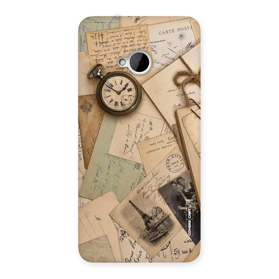 Vintage Postcards Back Case for HTC One M7