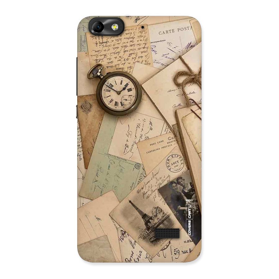Vintage Postcards Back Case for Honor 4C