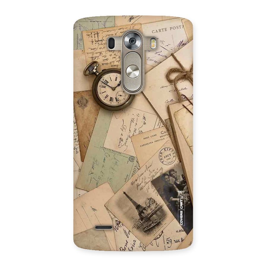 Vintage Postcards Back Case for LG G3