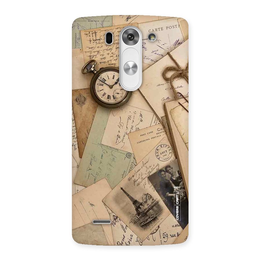 Vintage Postcards Back Case for LG G3 Beat