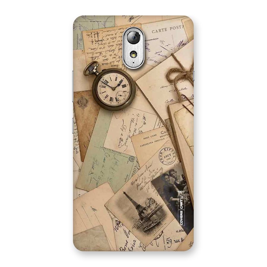 Vintage Postcards Back Case for Lenovo Vibe P1M