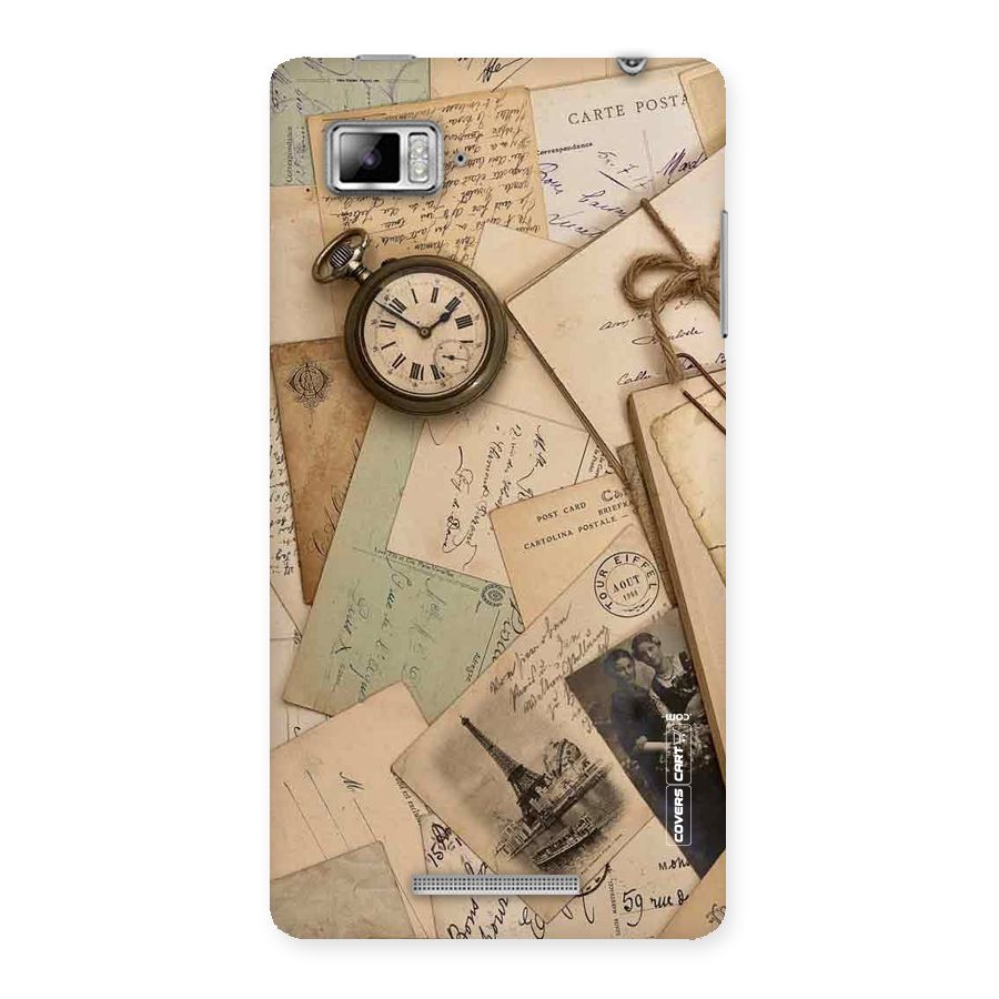 Vintage Postcards Back Case for Lenovo Vibe Z K910