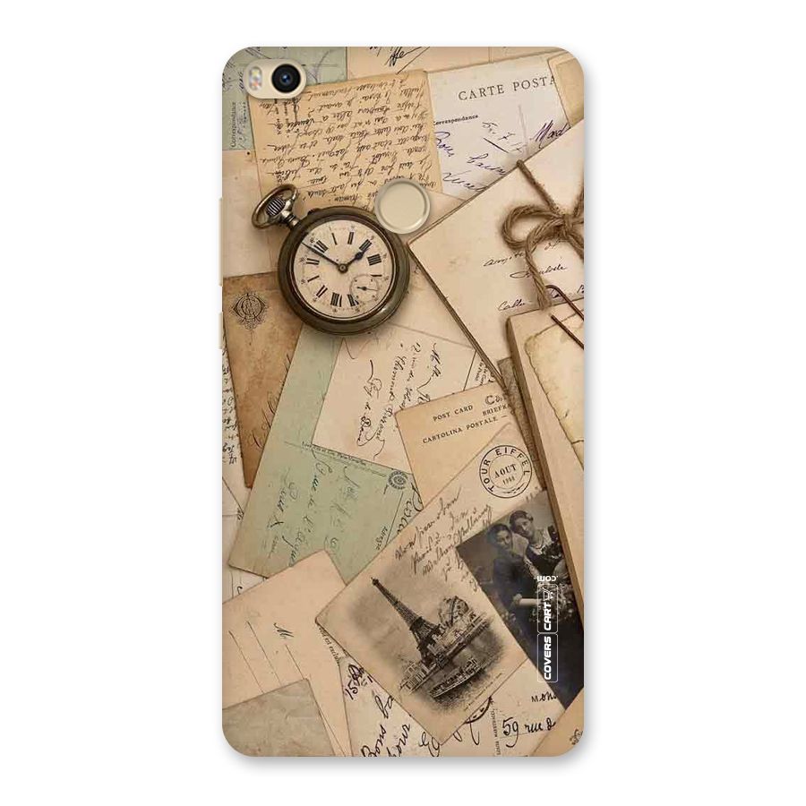 Vintage Postcards Back Case for Mi Max 2