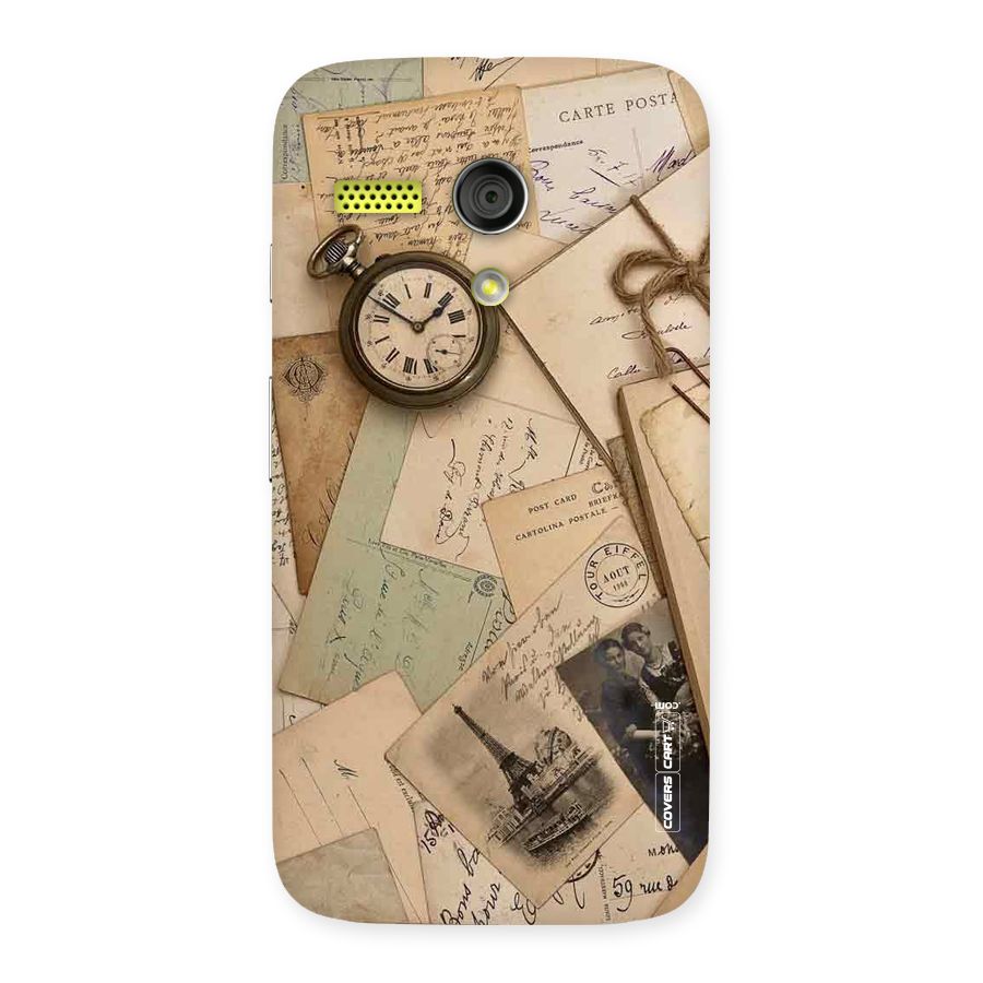Vintage Postcards Back Case for Moto G