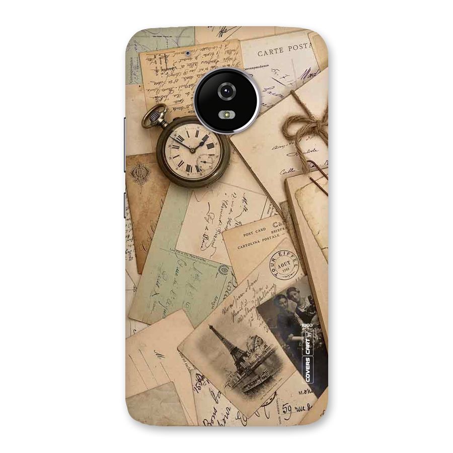 Vintage Postcards Back Case for Moto G5