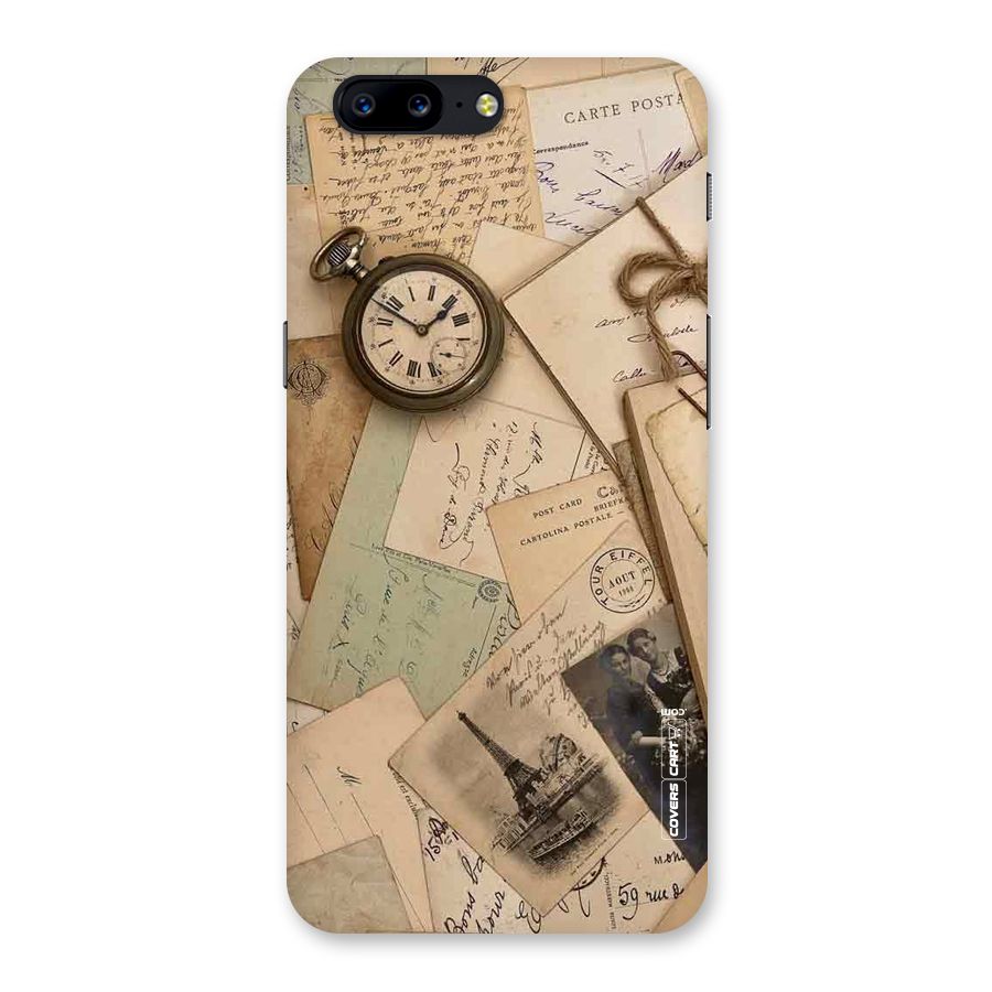 Vintage Postcards Back Case for OnePlus 5