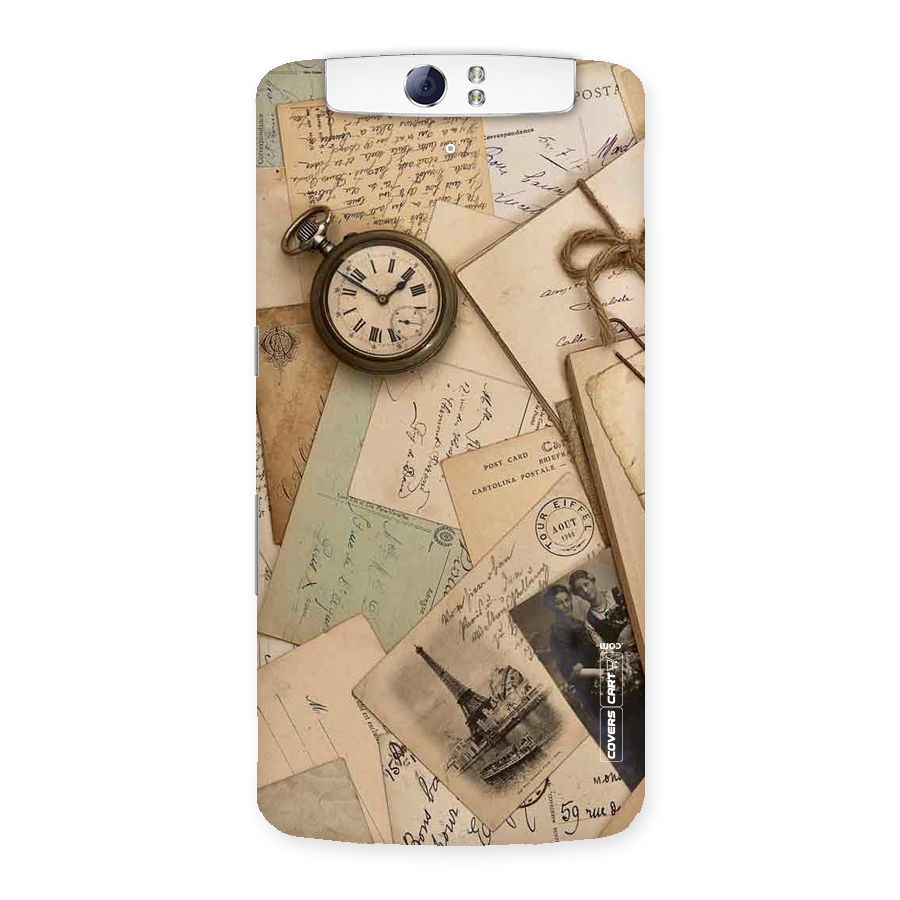 Vintage Postcards Back Case for Oppo N1