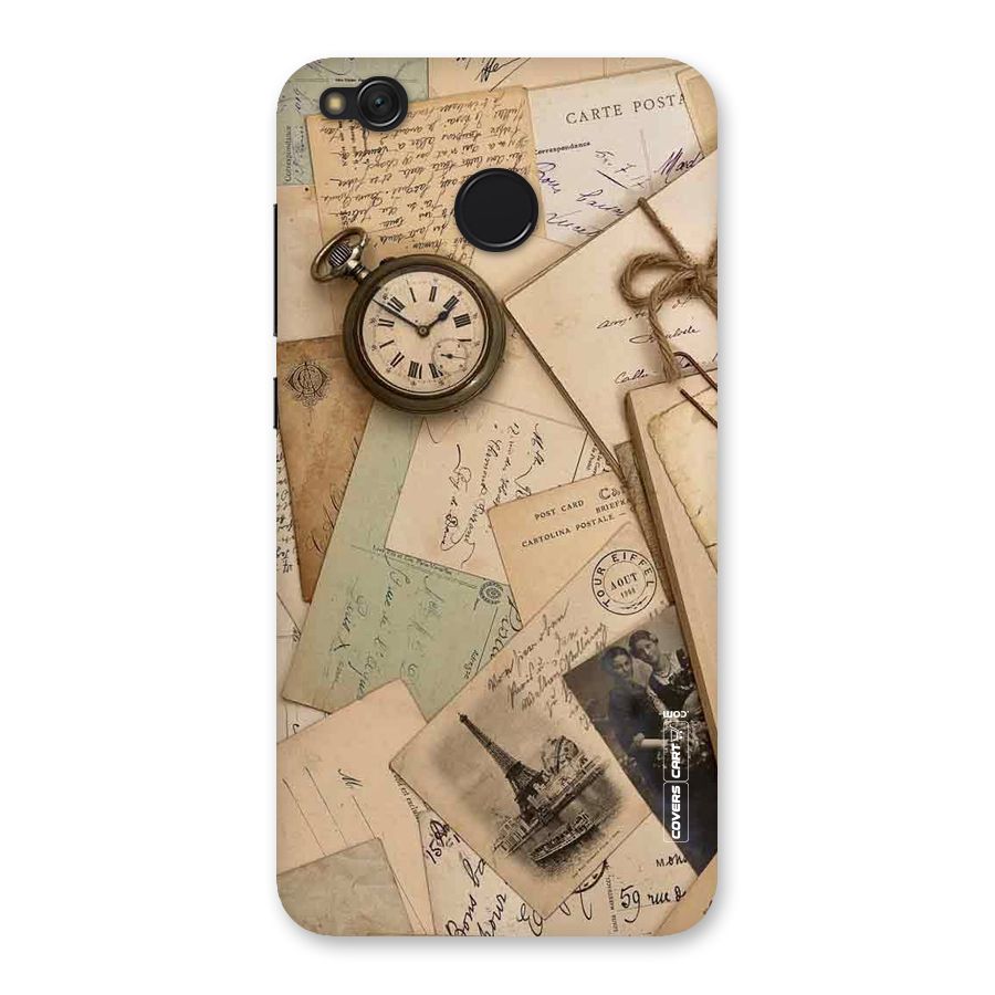 Vintage Postcards Back Case for Redmi 4