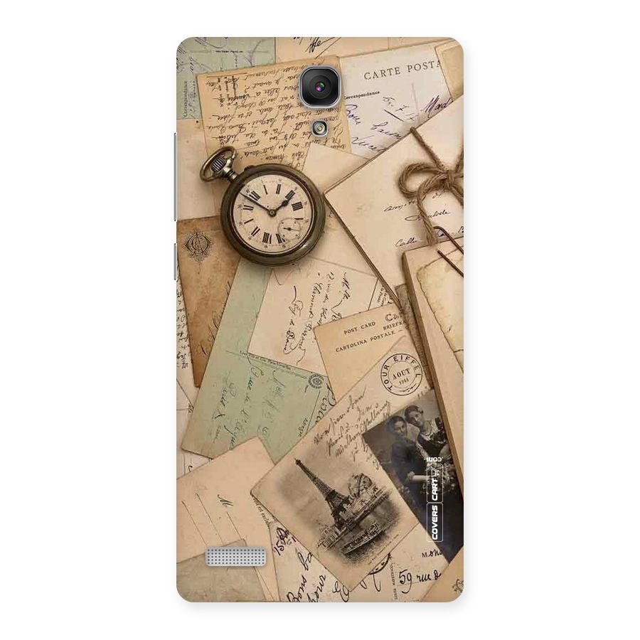 Vintage Postcards Back Case for Redmi Note Prime