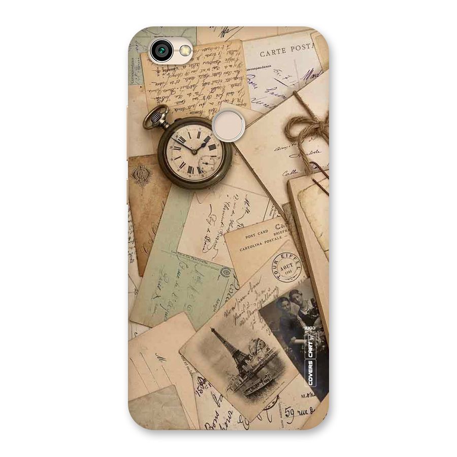Vintage Postcards Back Case for Redmi Y1 2017