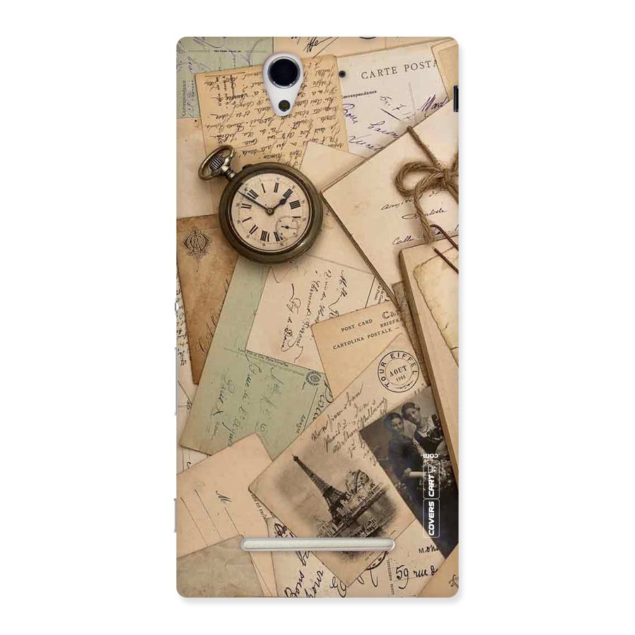 Vintage Postcards Back Case for Sony Xperia C3