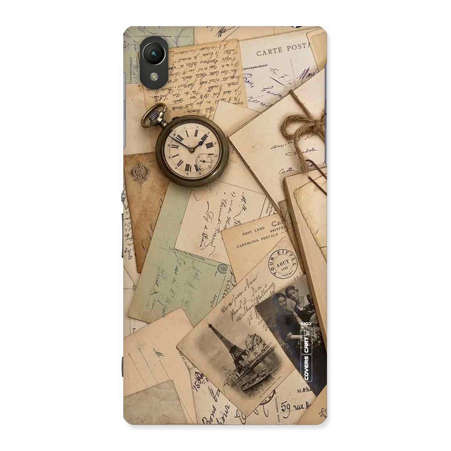 Vintage Postcards Back Case for Sony Xperia Z1