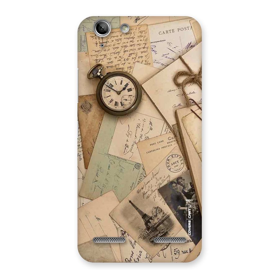 Vintage Postcards Back Case for Vibe K5 Plus
