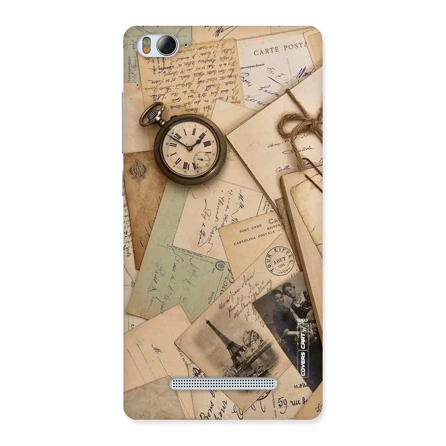 Vintage Postcards Back Case for Xiaomi Mi4i