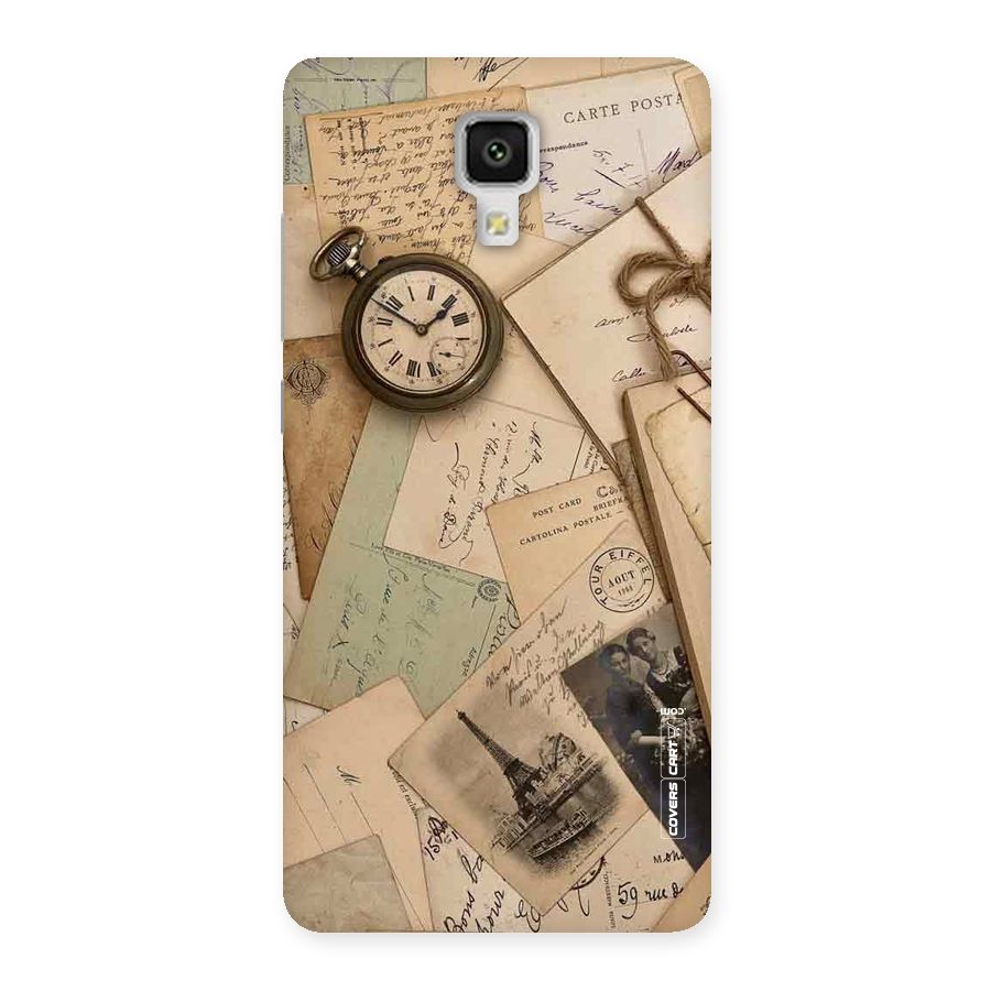 Vintage Postcards Back Case for Xiaomi Mi 4