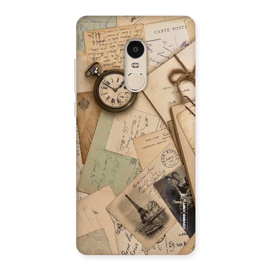 Vintage Postcards Back Case for Xiaomi Redmi Note 4