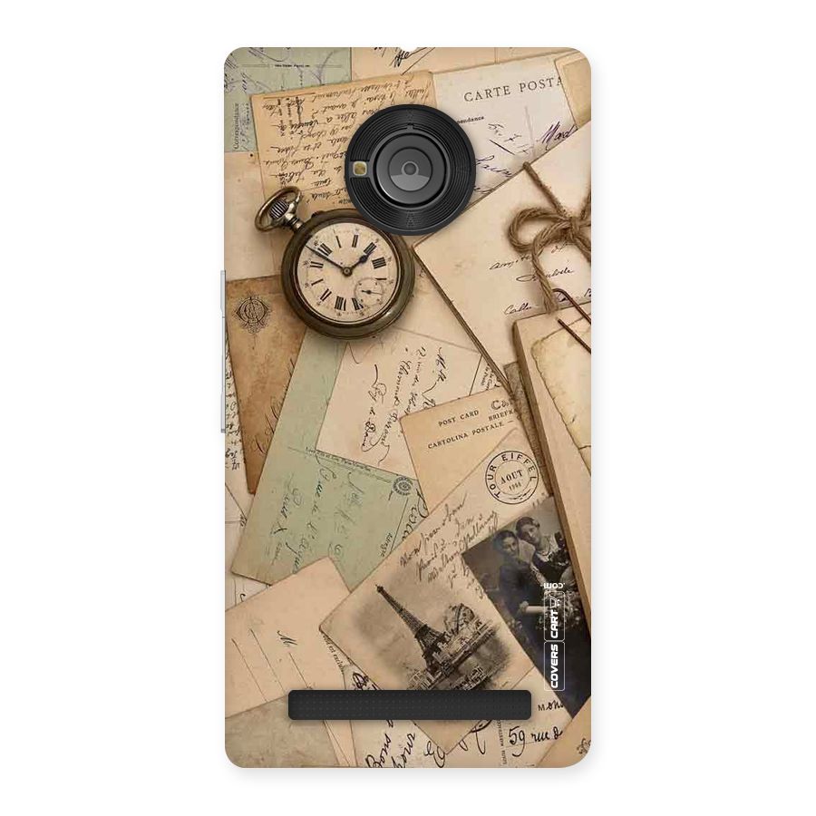 Vintage Postcards Back Case for Yu Yunique