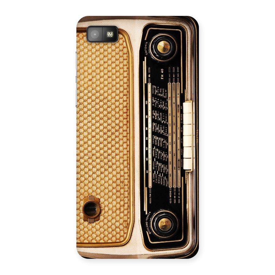 Vintage Radio Back Case for Blackberry Z10