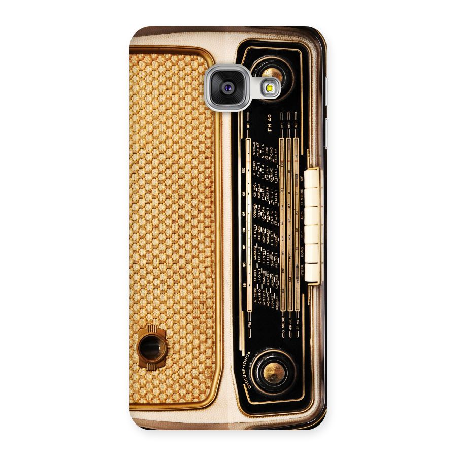 Vintage Radio Back Case for Galaxy A3 2016