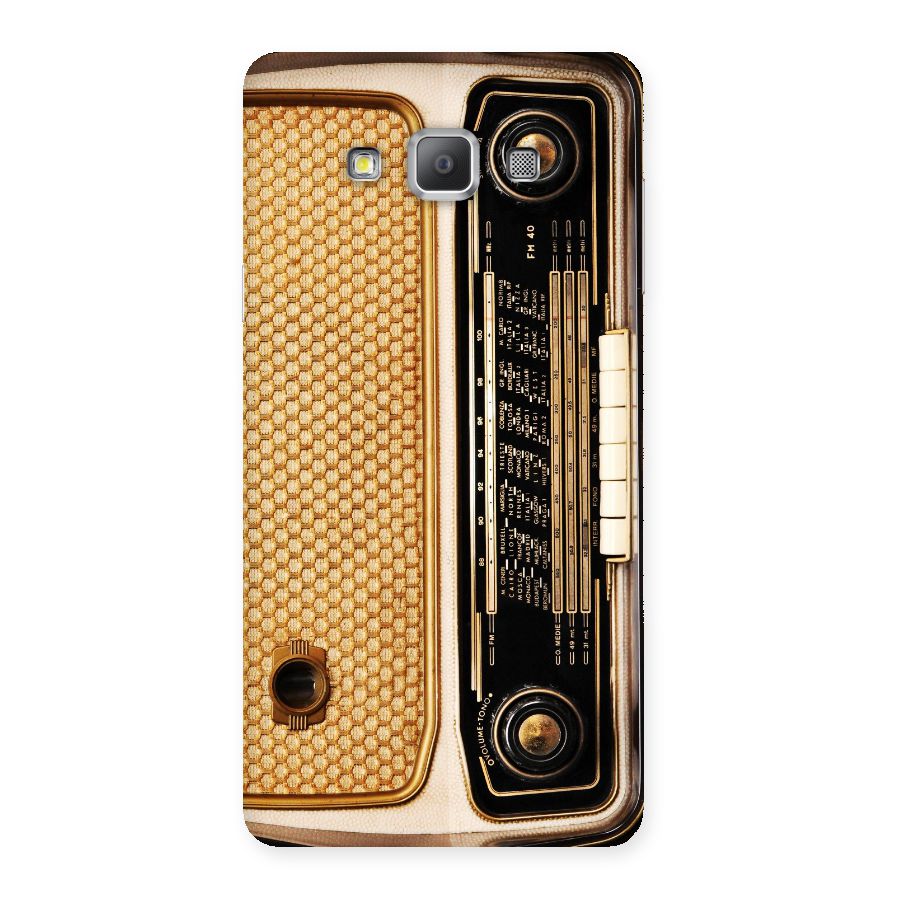Vintage Radio Back Case for Galaxy A7