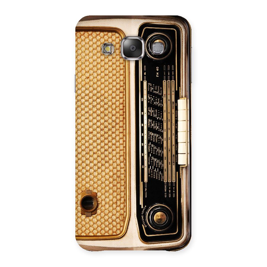 Vintage Radio Back Case for Galaxy E7