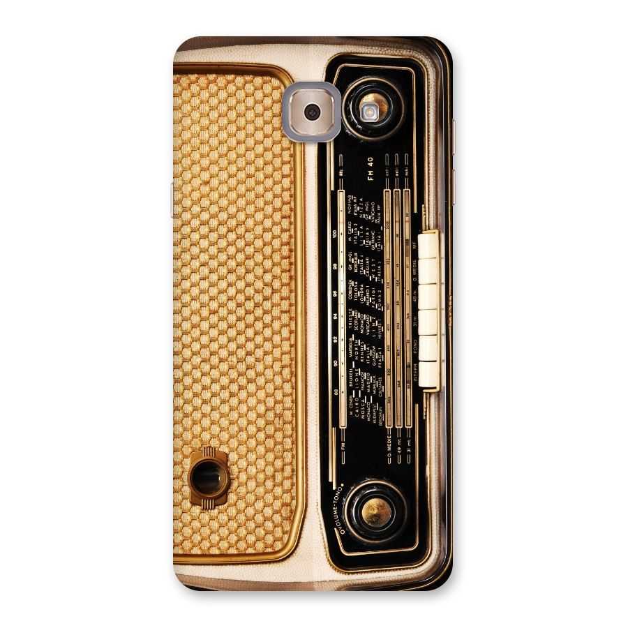 Vintage Radio Back Case for Galaxy J7 Max