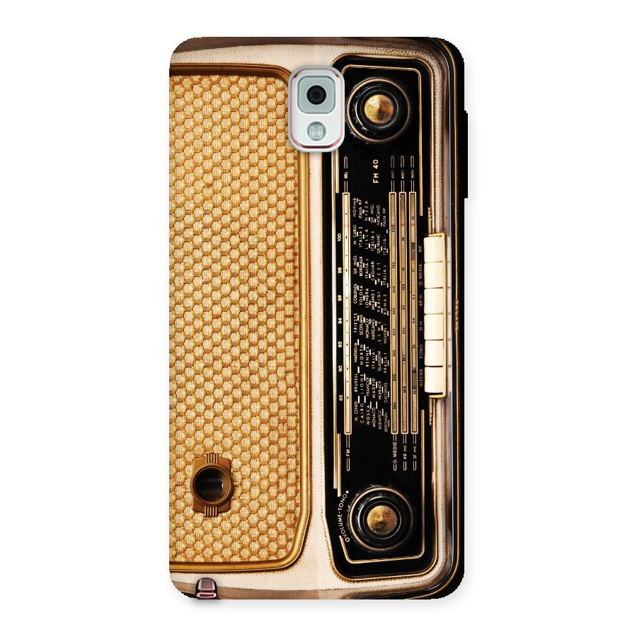 Vintage Radio Back Case for Galaxy Note 3