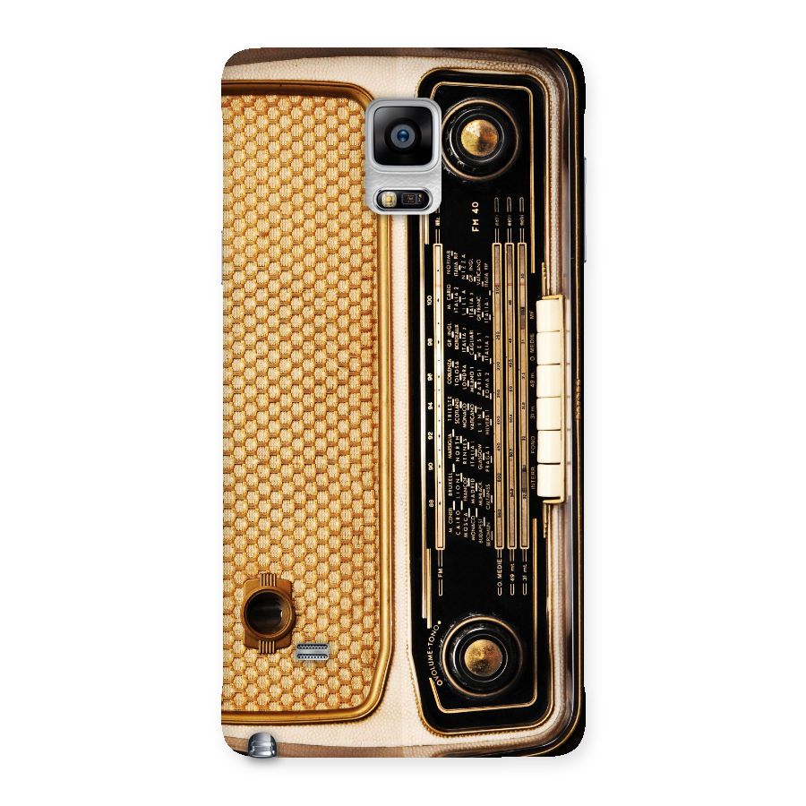 Vintage Radio Back Case for Galaxy Note 4