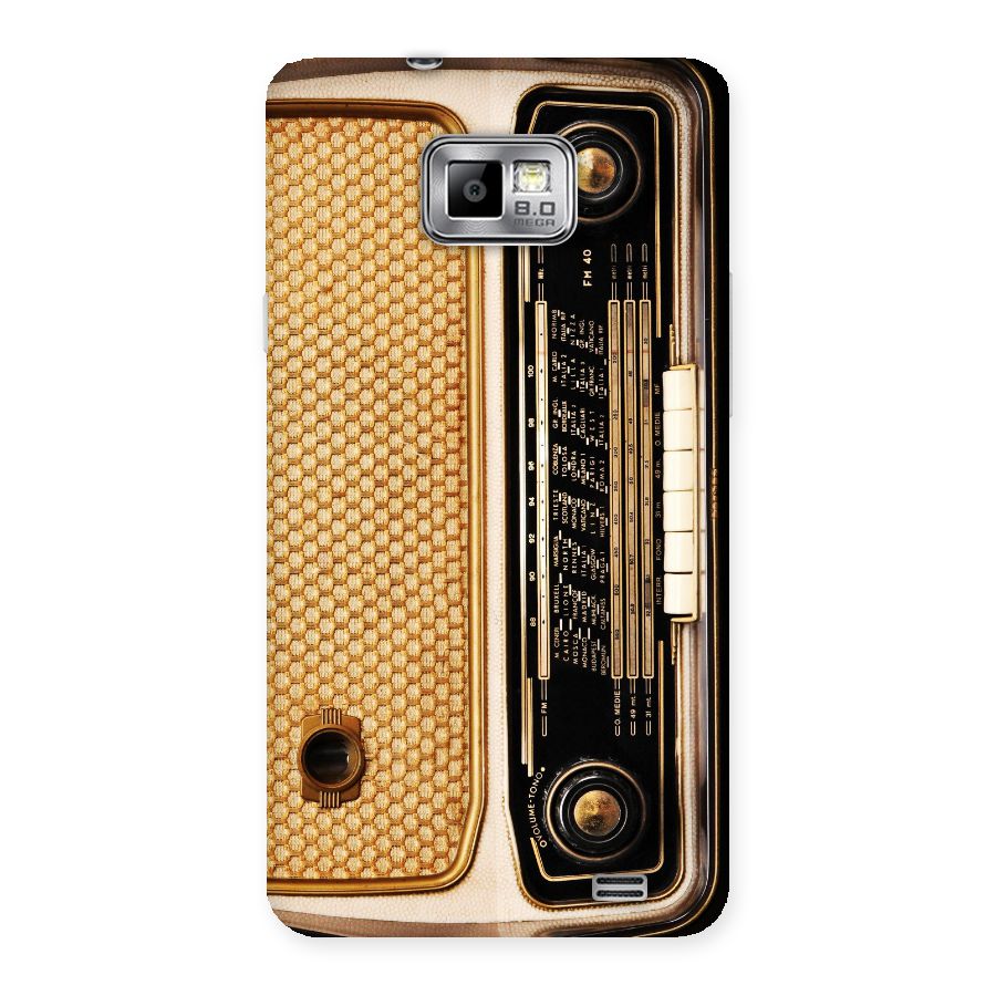 Vintage Radio Back Case for Galaxy S2