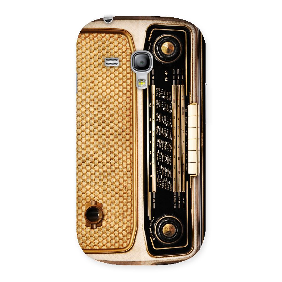 Vintage Radio Back Case for Galaxy S3 Mini