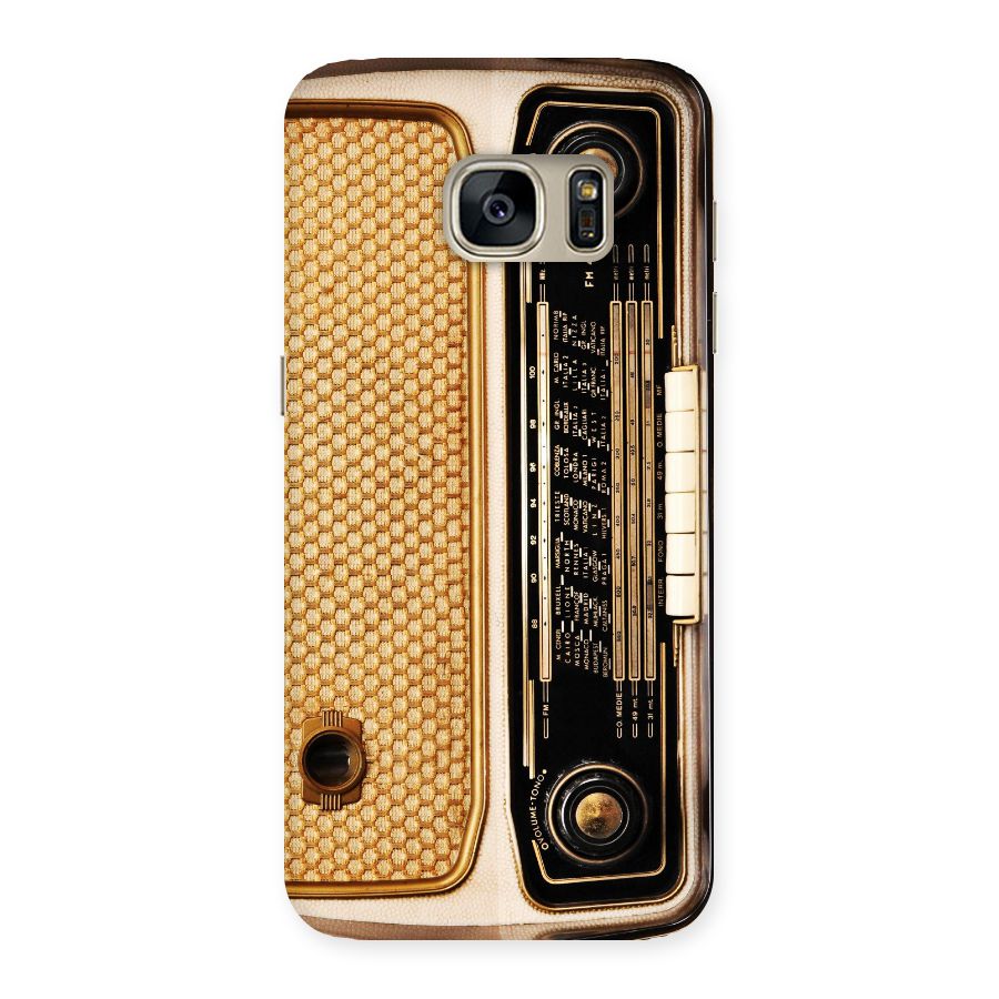 Vintage Radio Back Case for Galaxy S7