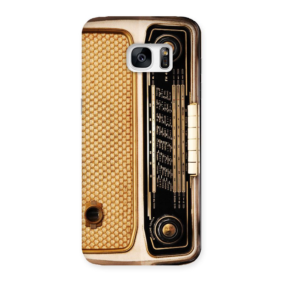 Vintage Radio Back Case for Galaxy S7 Edge
