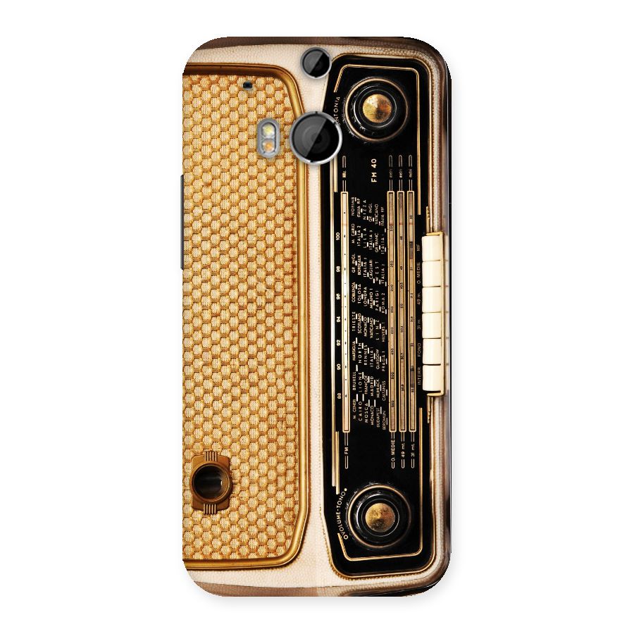 Vintage Radio Back Case for HTC One M8